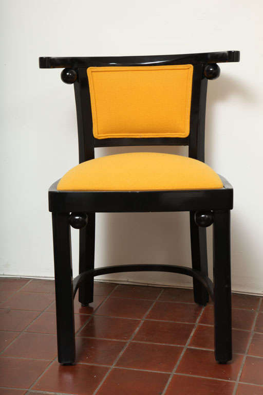 A very modern pair of side chairs. Typically known as 