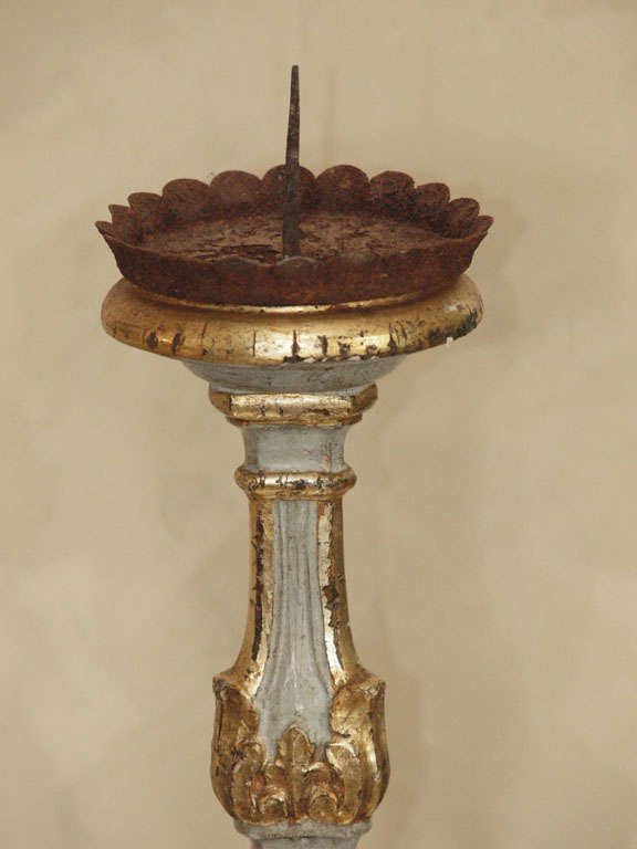 19th Century Pair of Italian Candlesticks For Sale