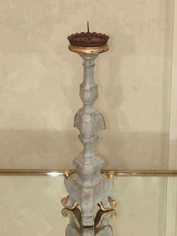 Pair of Italian Candlesticks For Sale 5