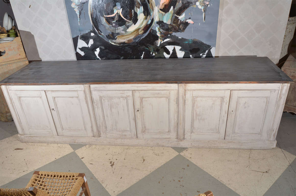 19th c French shop counter/buffet