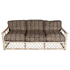 Wood Lattice Style Sofa