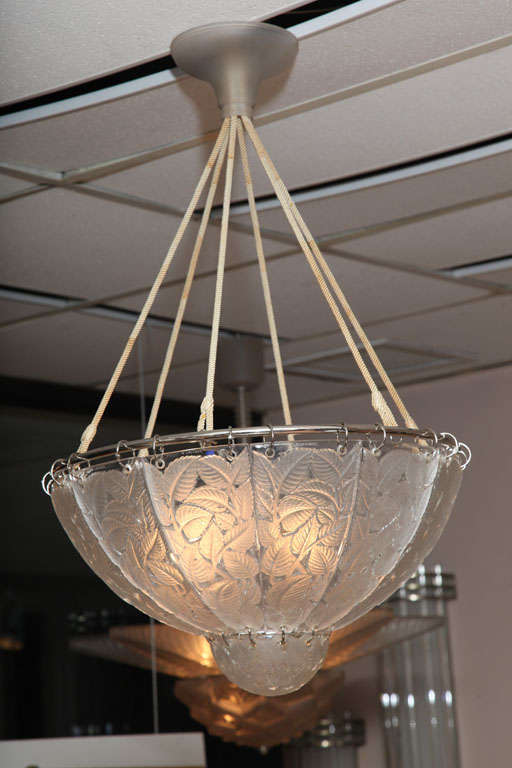 vintage lalique chandelier