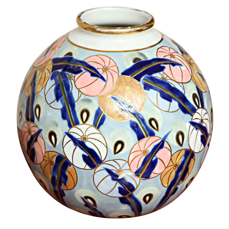 Limoges Art Deco Vase