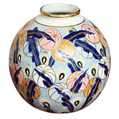 Vase Art Déco de Limoges