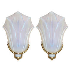 Pair of Art Deco Wall Sconces by Ezan