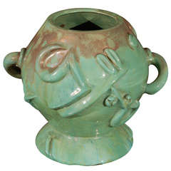 Green Ceramic Vase by Gorka