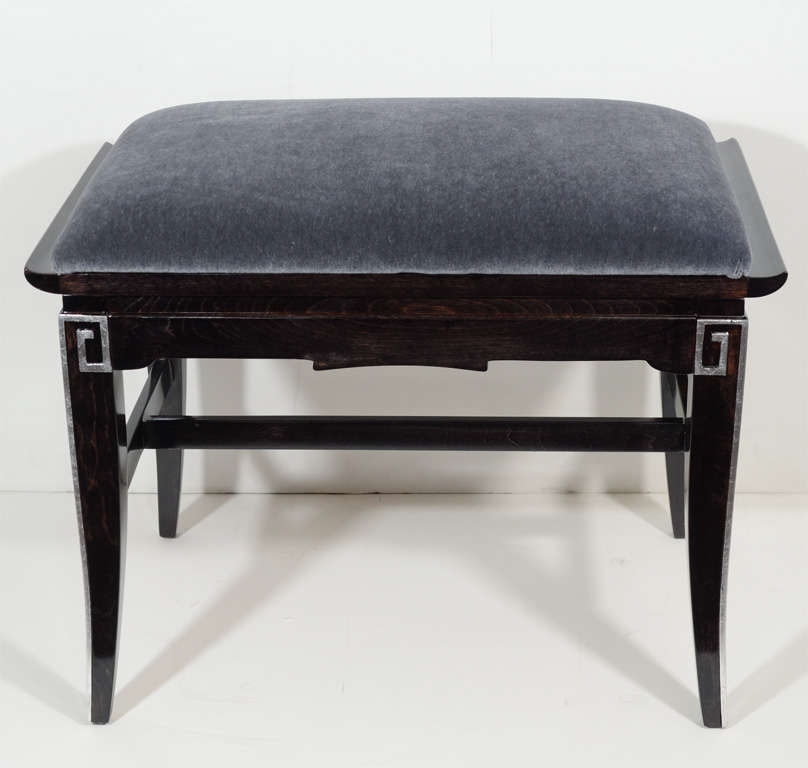 1940's Hollywood Regency Bench with Pagoda Design