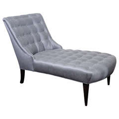 1940's Hollywood Biscuit Tufted Chaise