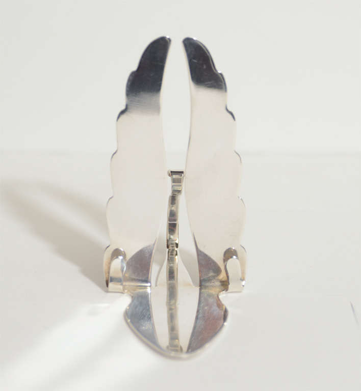 Art Deco Sterling Silver Swan Letter Holder 2