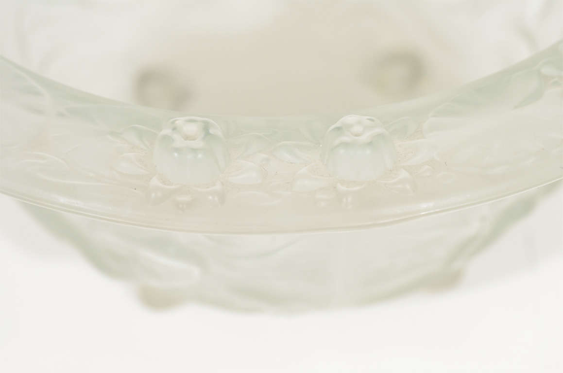 Frosted relief Glass vase by Sasaki 4