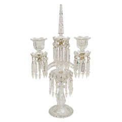 Glamorous Baccarat Trident Girandole