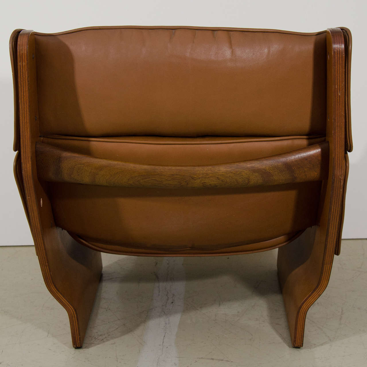 Osvaldo Borsani 'Canada' Two Lounge Chairs and Ottoman for Tecno 4