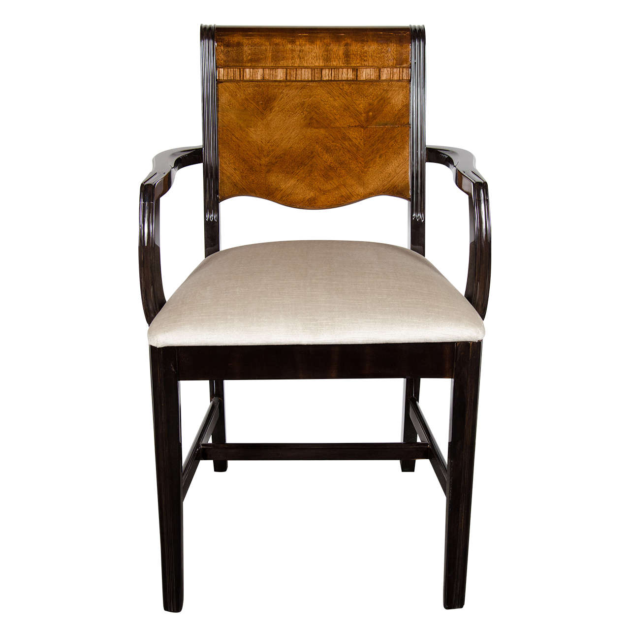 Machine Age Art Deco Streamlined Design Arm Desk Chair
