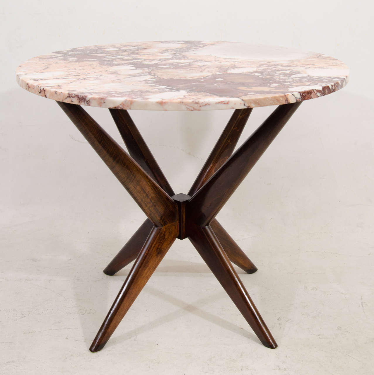 20th Century Marble-Top Dining or Occasional Table