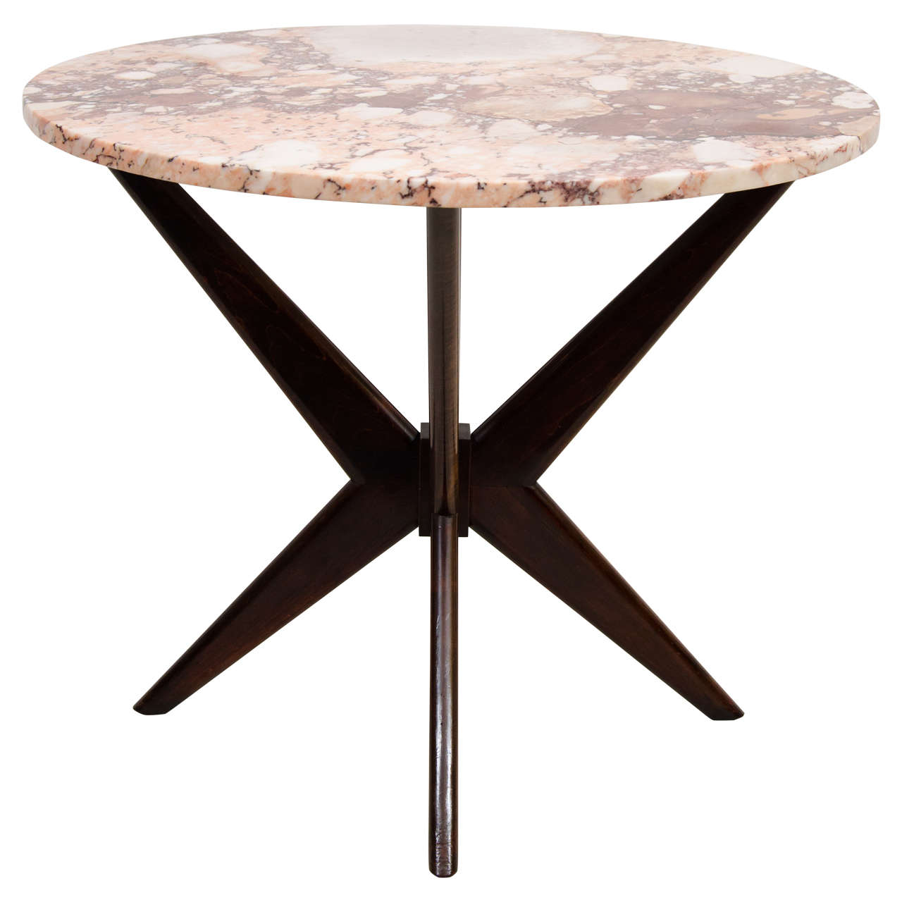 Marble-Top Dining or Occasional Table at 1stDibs