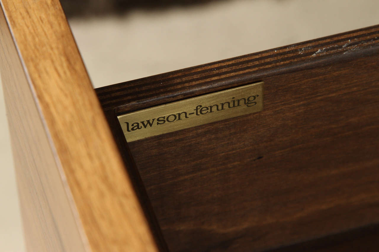 Mid-Century Modern Stacked Box Nightstands by Lawson-Fenning