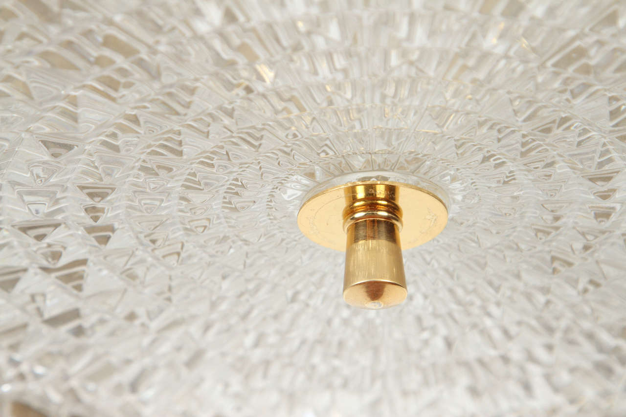 Brass Orrefors Ceiling Light Fixture 2