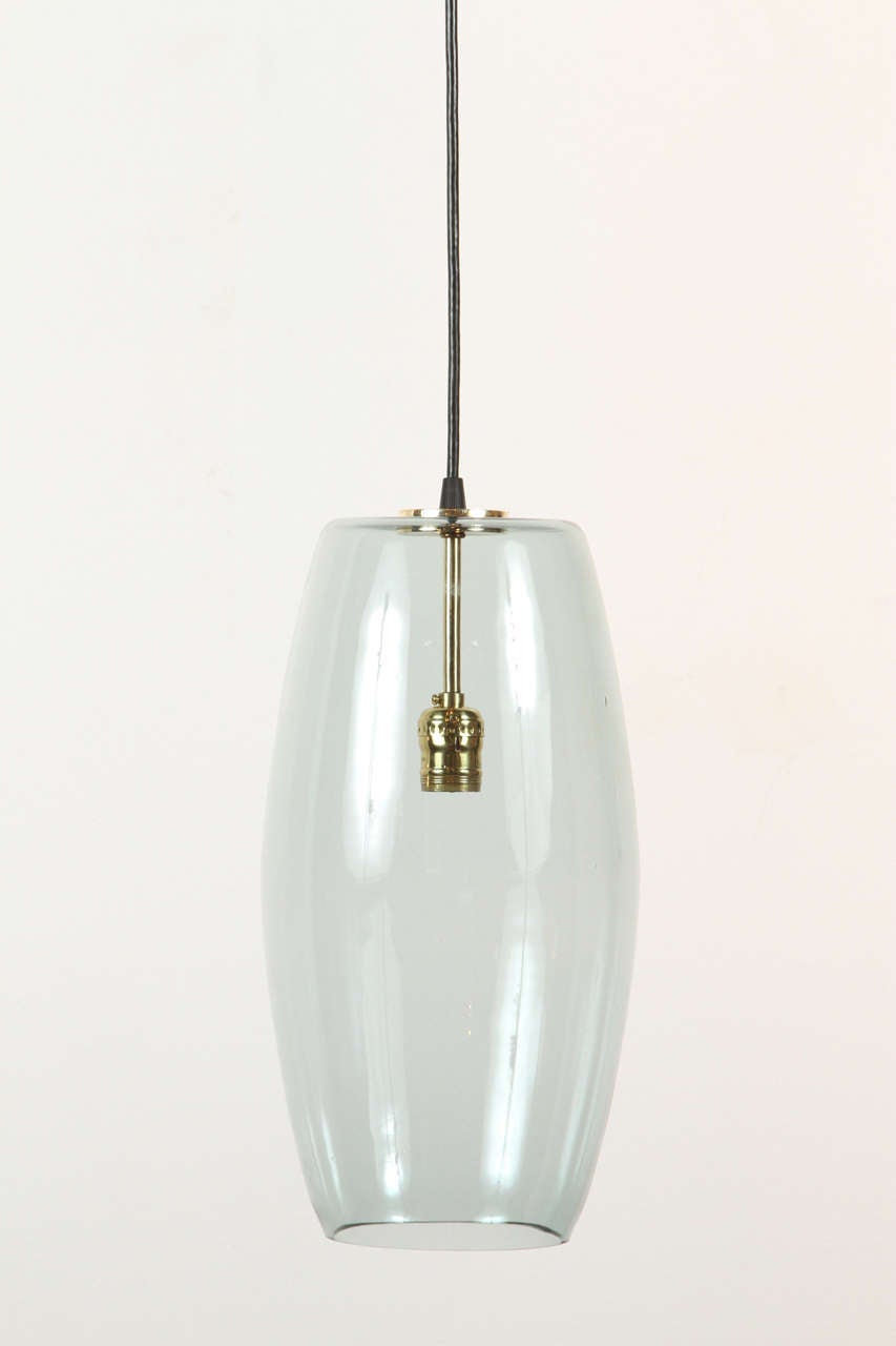 Italian Glass Pendant In Excellent Condition For Sale In Los Angeles, CA