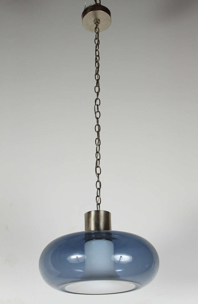 Murano pendant by Mazegga. Newly rewired for one standard bulb.