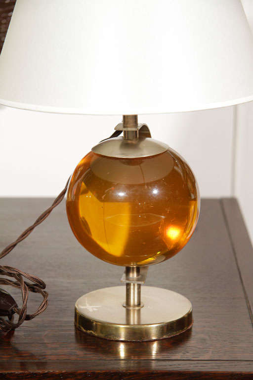 Mid-20th Century A Resin Table Lamp, French 1950's