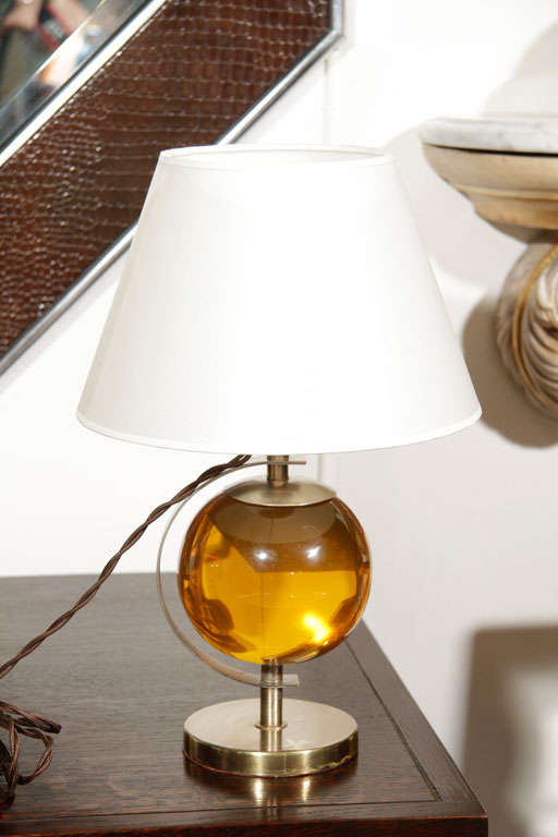 A Resin Table Lamp, French 1950's 2