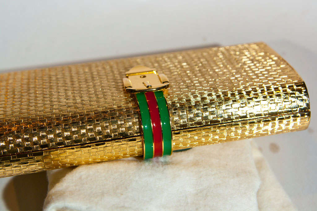 Gucci Enamel Racing Stripe Minaudiere 3