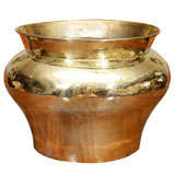 Brass jardinere