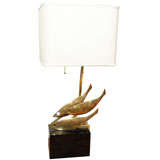Bronze Fish Lamp