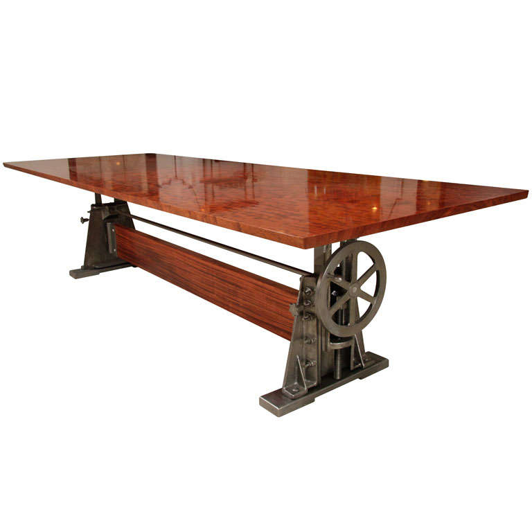 Bubinga Adjustable Table