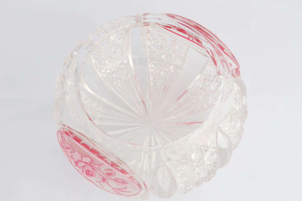 Stuart & Sons Cameo And Cut Glass Bowl For Sale 4