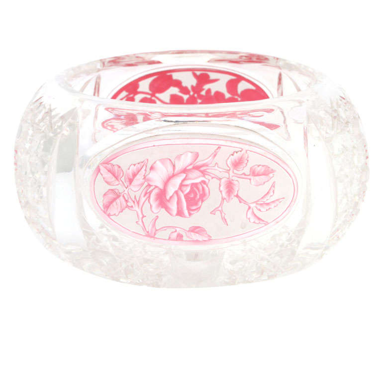 Stuart & Sons Cameo And Cut Glass Bowl For Sale