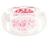 Stuart & Sons Cameo And Cut Glass Bowl