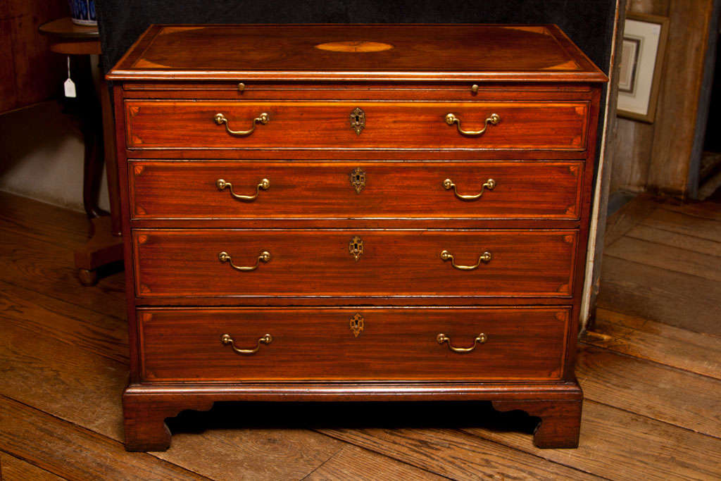 George III Inlaid Bachelor's Chest