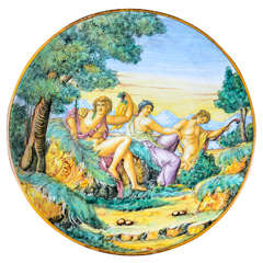 Italian Faience Charger 19th Century