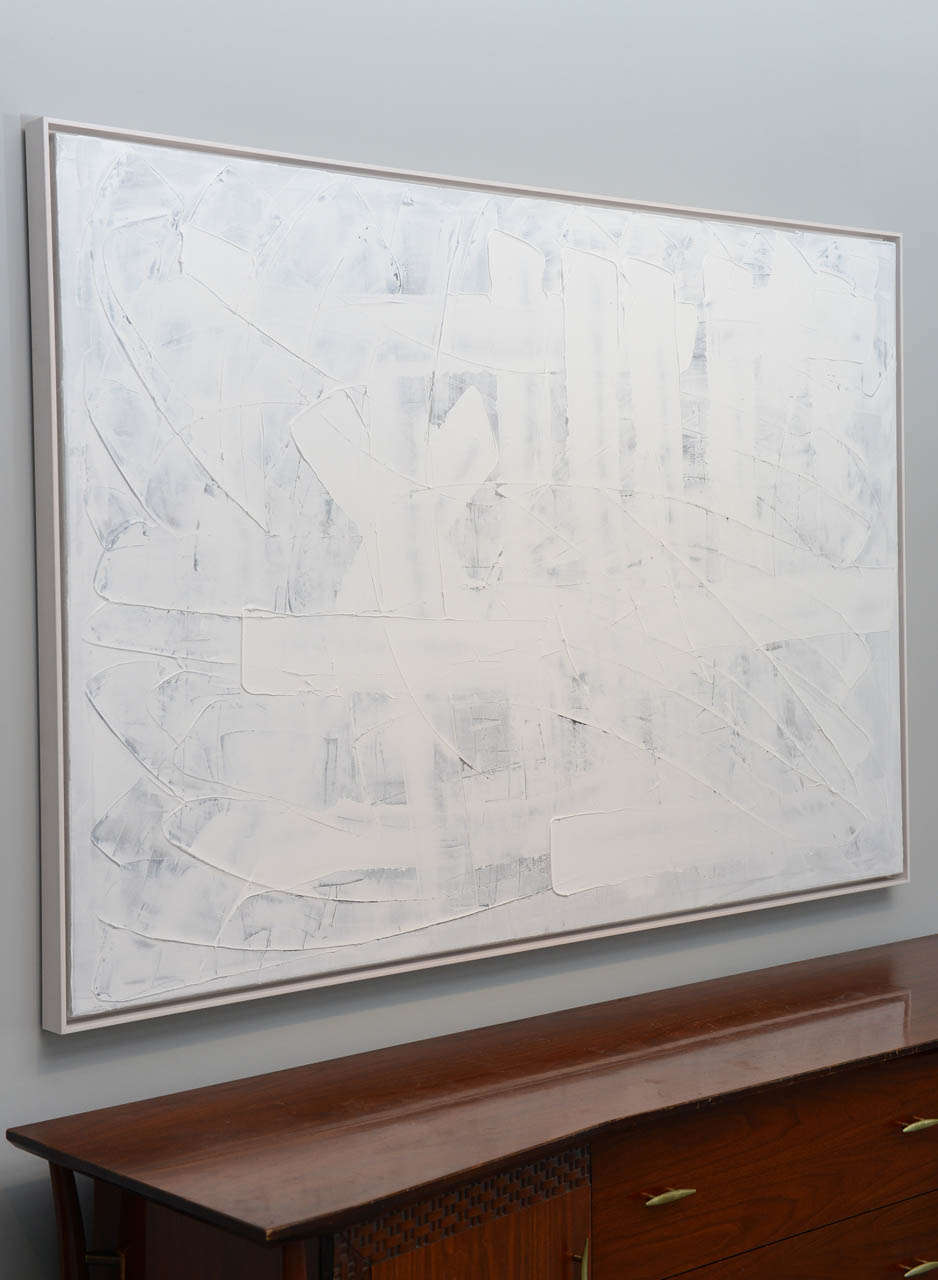 Abstract Expressionist Oil on Canvas, Renato Freitas In Excellent Condition For Sale In Hollywood, FL