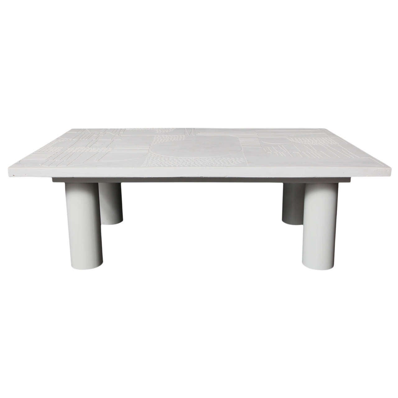 plaster coffee table plaster coffee table