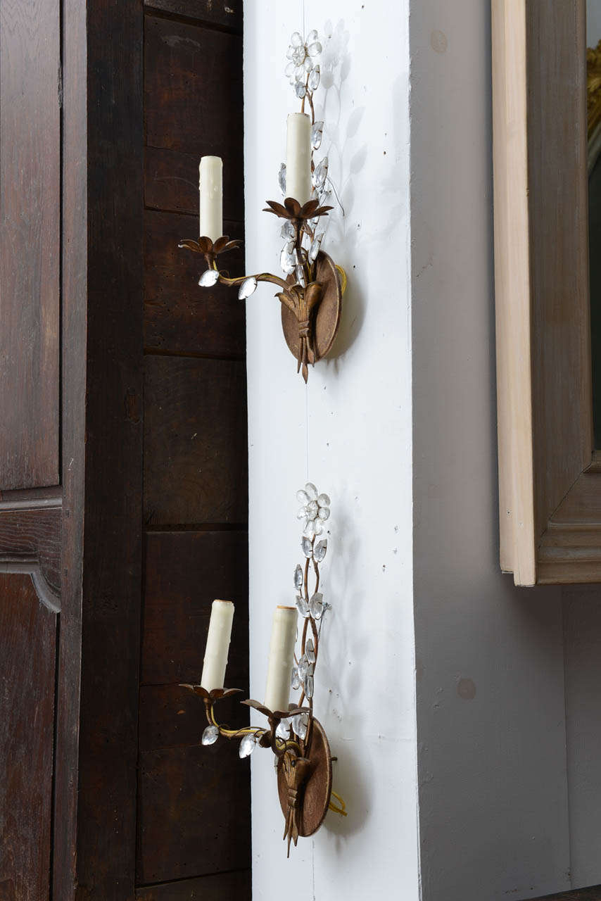 Pair of Bagues Style Sconces 4