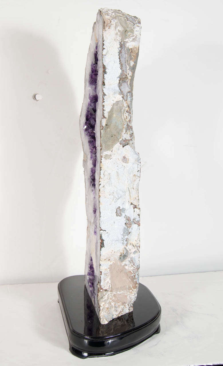 Monumental Sliced Geode Amethyst Crystal Mineral Specimen 2