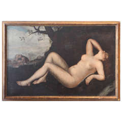 Large Nude Painting of a Woman, Italy, Early 17th Century