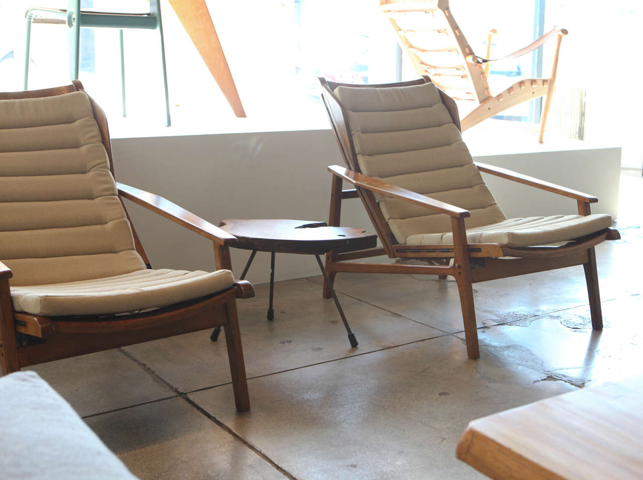 Pair of Gio Ponti Chaise Chairs, Italy, 1960 In Good Condition In Los Angeles, CA