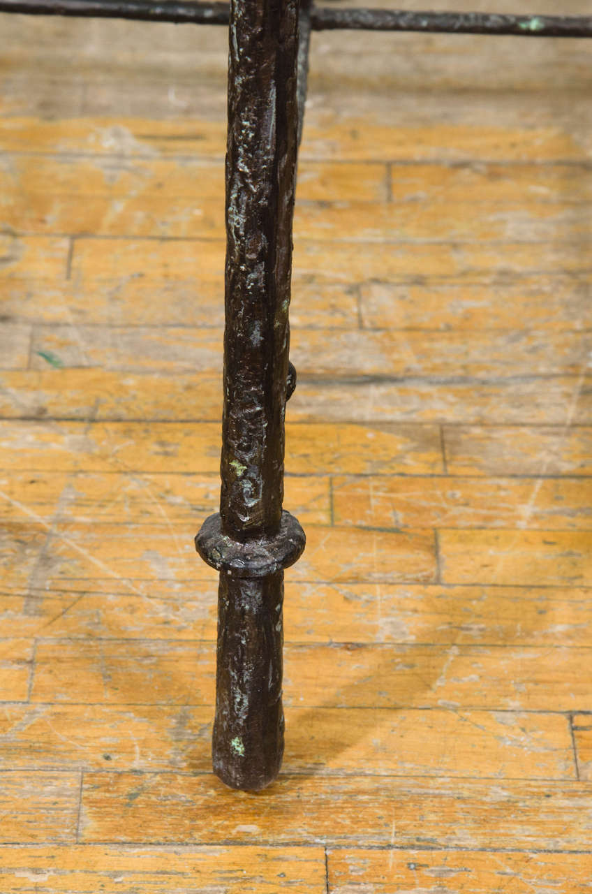 Midcentury Giacometti Inspired X-Base Table 3