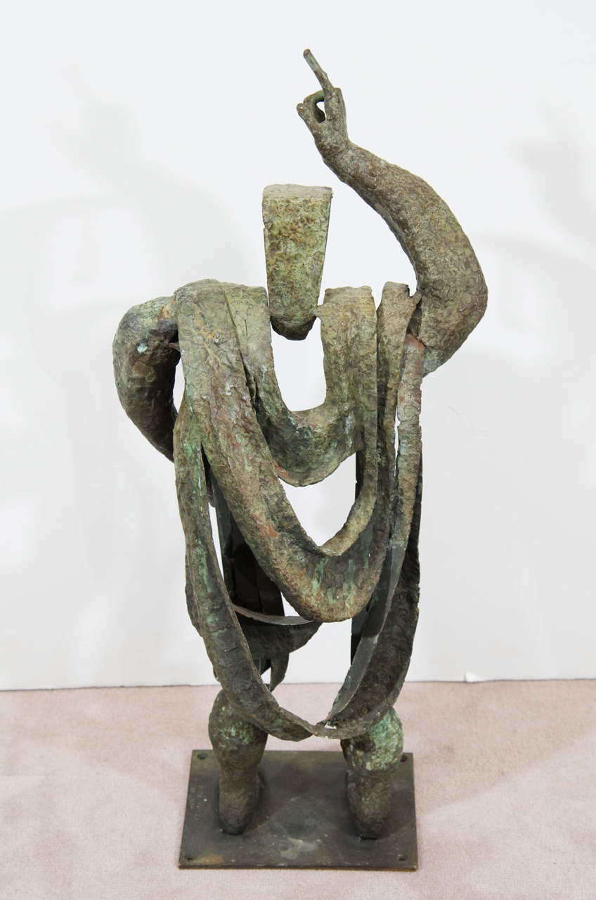 Midcentury Ruth Kessler Vodicka Bronze Figural Male Sculpture 2