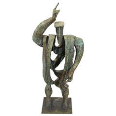 Midcentury Ruth Kessler Vodicka Bronze Figural Male Sculpture