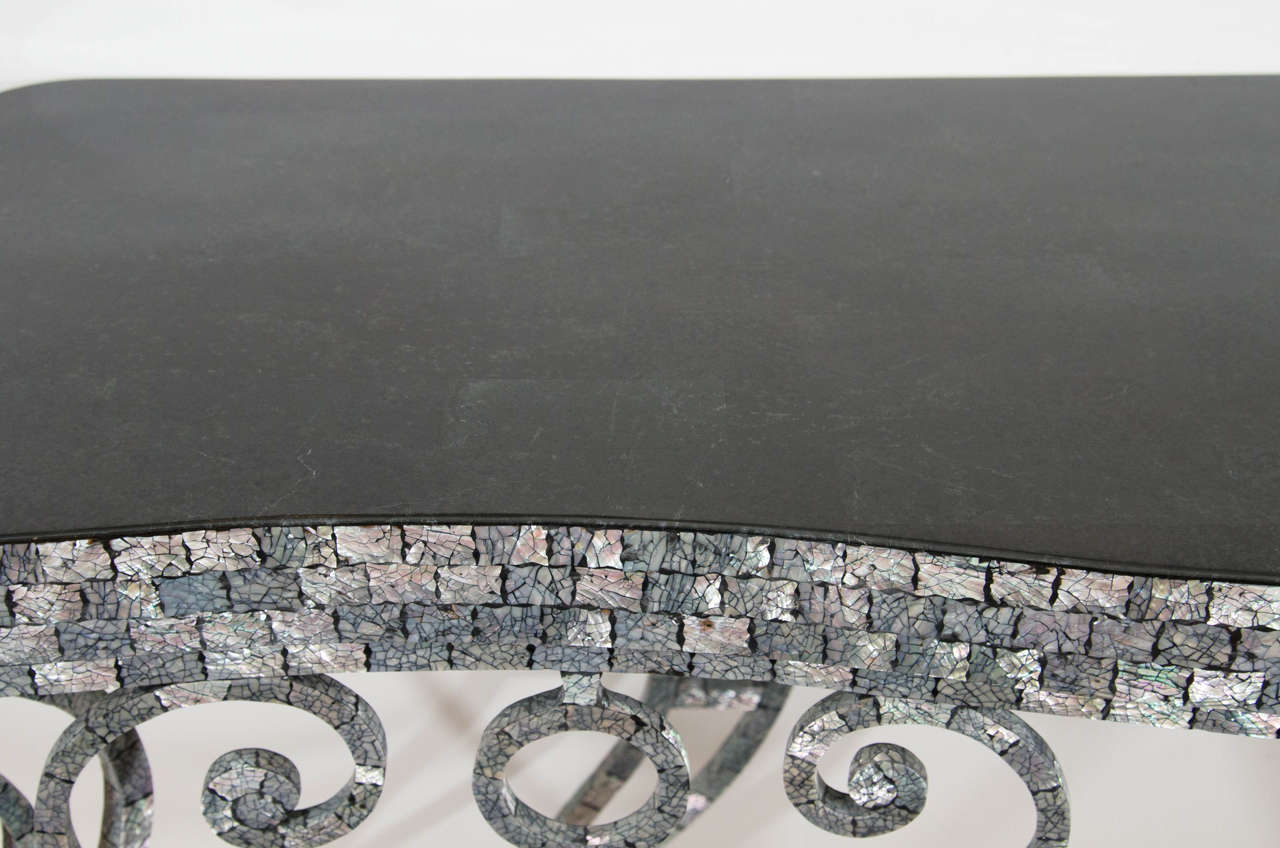 Contemporary Mother-of-pearl Console Table 3