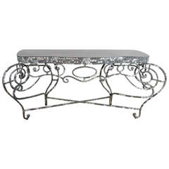 Contemporary Mother-of-pearl Console Table