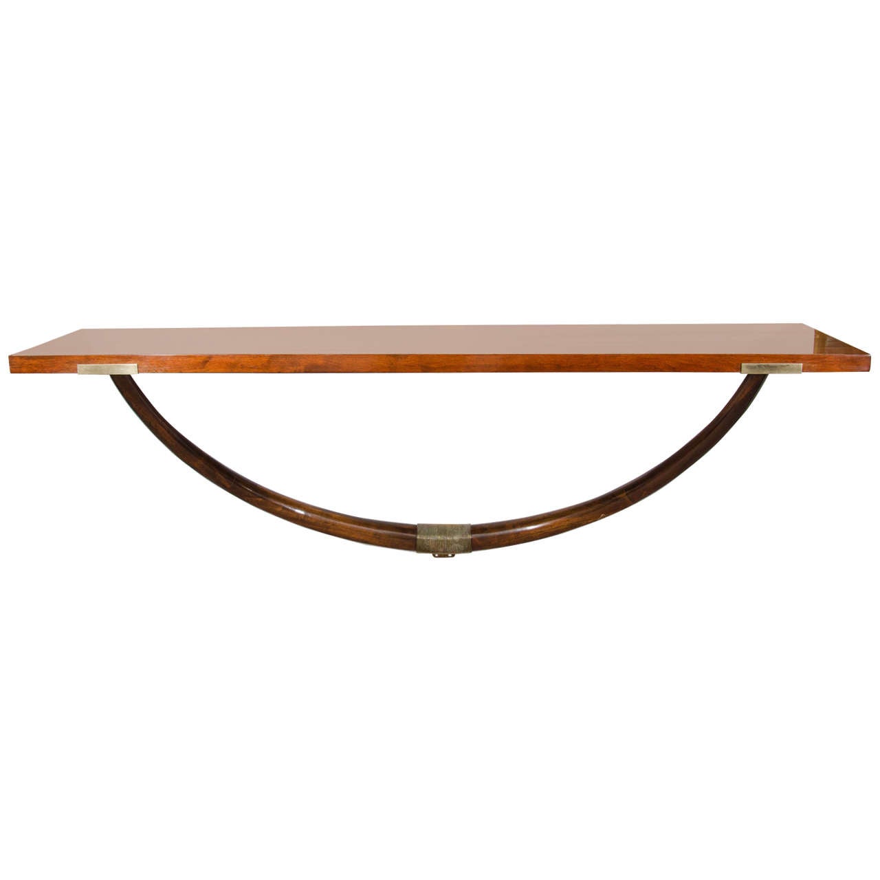 A Midcentury Maurice Bailey for Monteverdi Young Wall Mounted Console Table