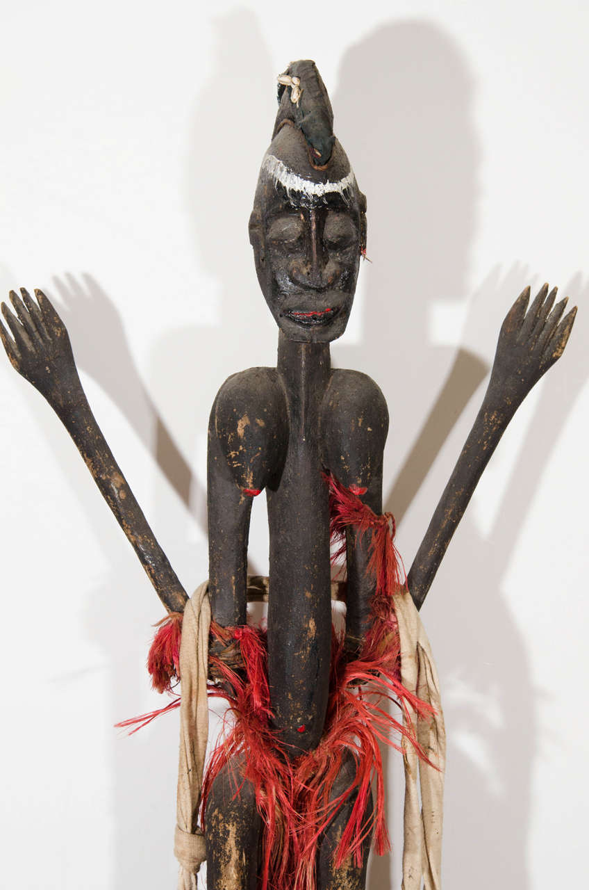 Malian 20th Century African Art Satimbe Mask from the Dogon Tribe of Mali