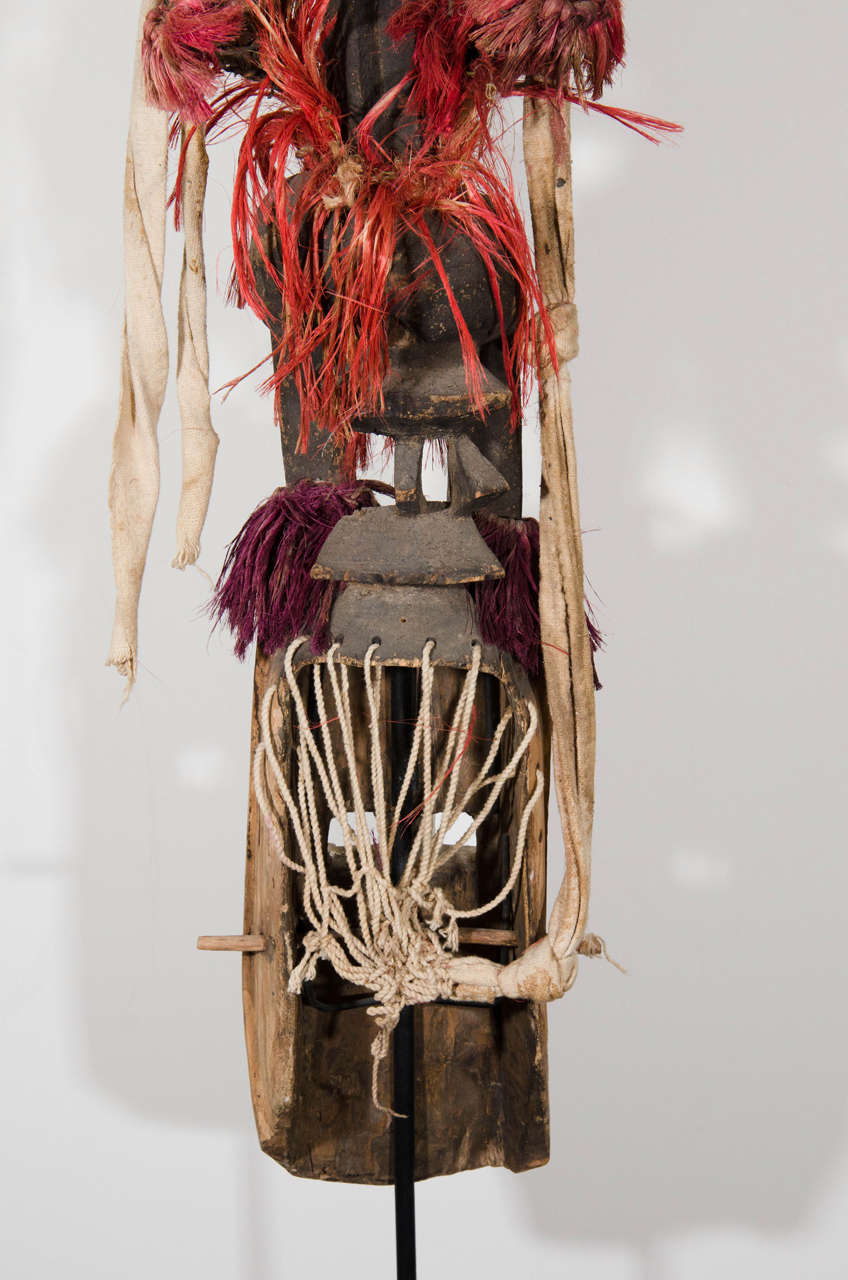 20th Century African Art Satimbe Mask from the Dogon Tribe of Mali 2
