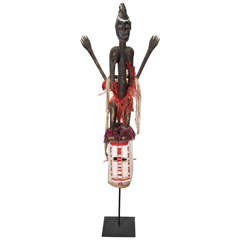 20th Century African Art Satimbe Mask from the Dogon Tribe of Mali 8