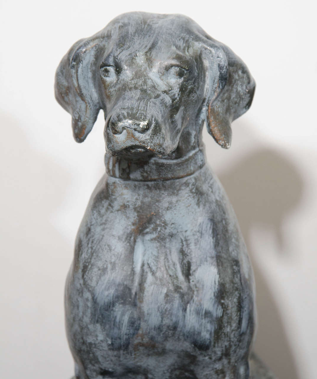 Mid-Century Modern A Pair of Labrador Retriever Sculptures by Tuscany Studio